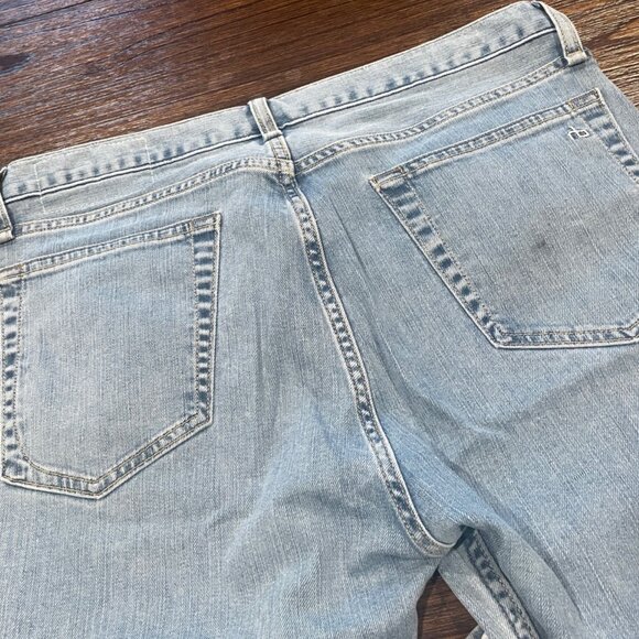 Rag & Bone Sz 32 Shelton Skinny Extra Slim Jean Fit 1 Button-Fly Stretch 31"L - Picture 7 of 16